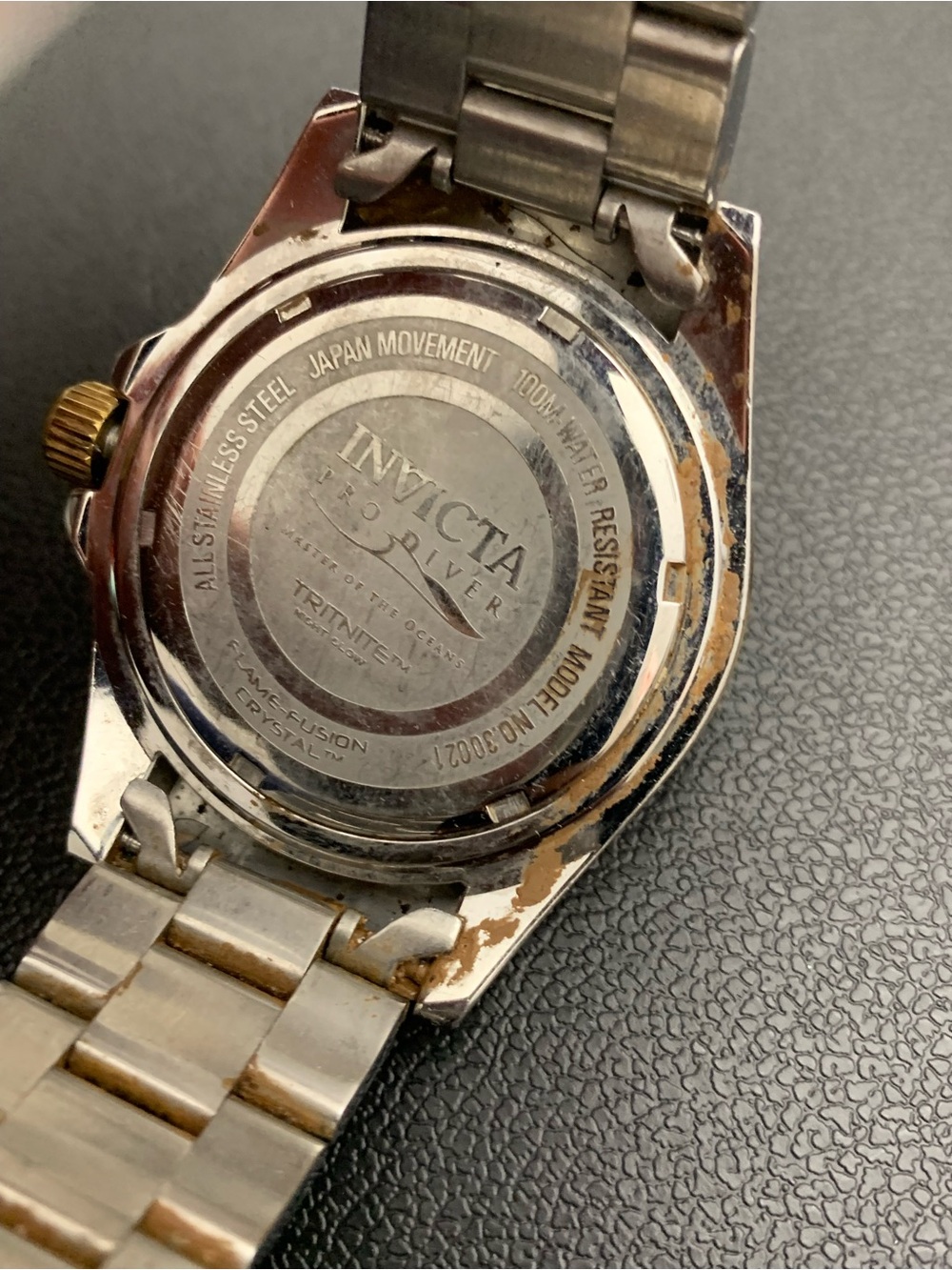 Invicta Two-Tone Blue Dial and Bezel Men's Watch - Picture 6 of 6